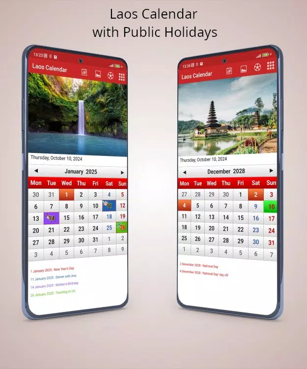 Laos Calendar 2025 स्क्रीनशॉट