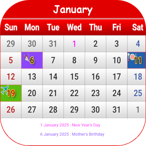Pakistan Calendar 2025