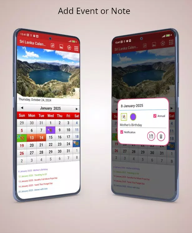ภาพหน้าจอของ Sri Lanka Calendar 2025