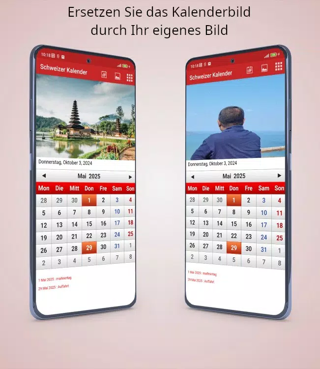 Switzerland Calendar 2023 Screenshots