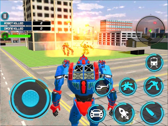 Train Robot Car Transform 2022 iPad Screenshots