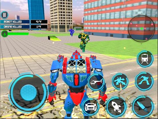 Train Robot Car Transform 2022 iPad Screenshots