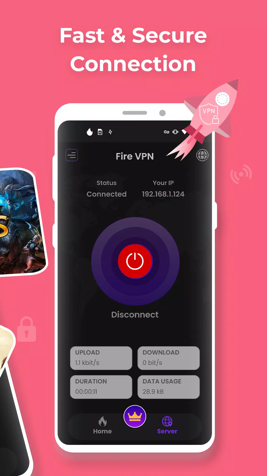 Скриншоты Fire VPN