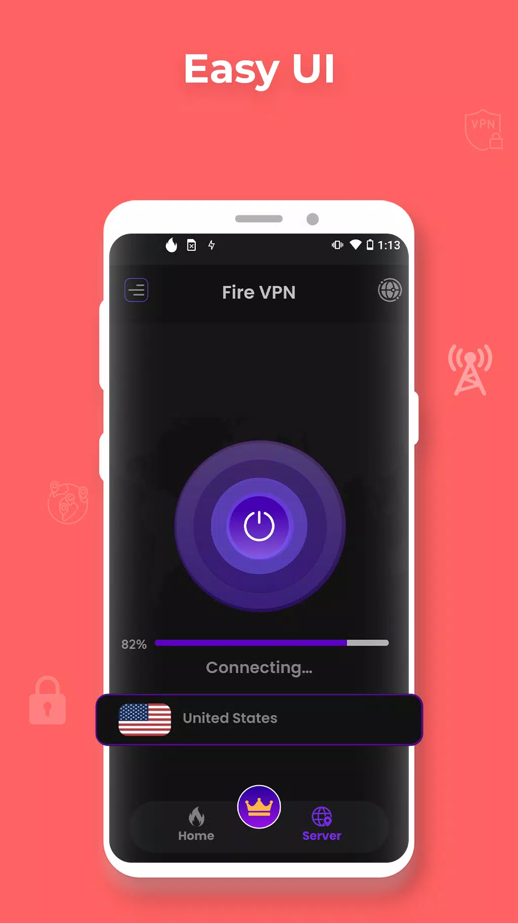 Скриншоты Fire VPN