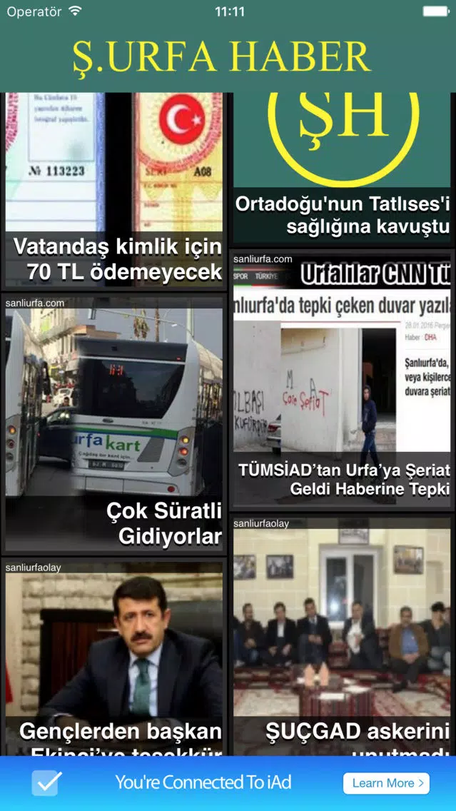 Şanlıurfa Haberleri Screenshots