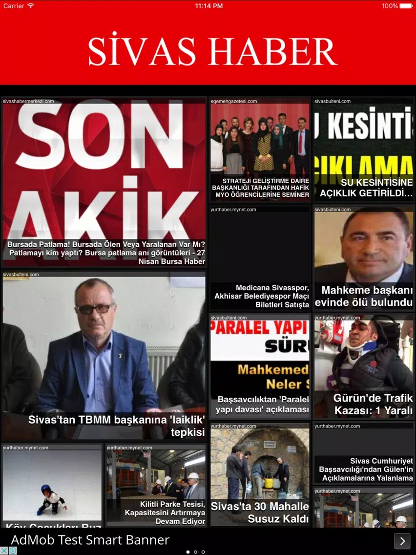 Sivas Haberleri iPad Screenshots
