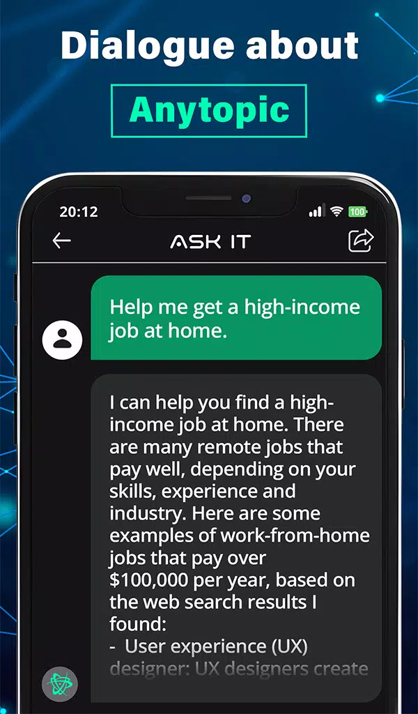 ASK it: AI Chatbot Assistant Screenshots