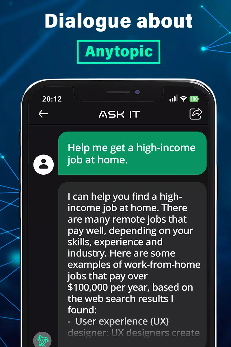 ASK it: AI Chatbot Assistant Screenshots