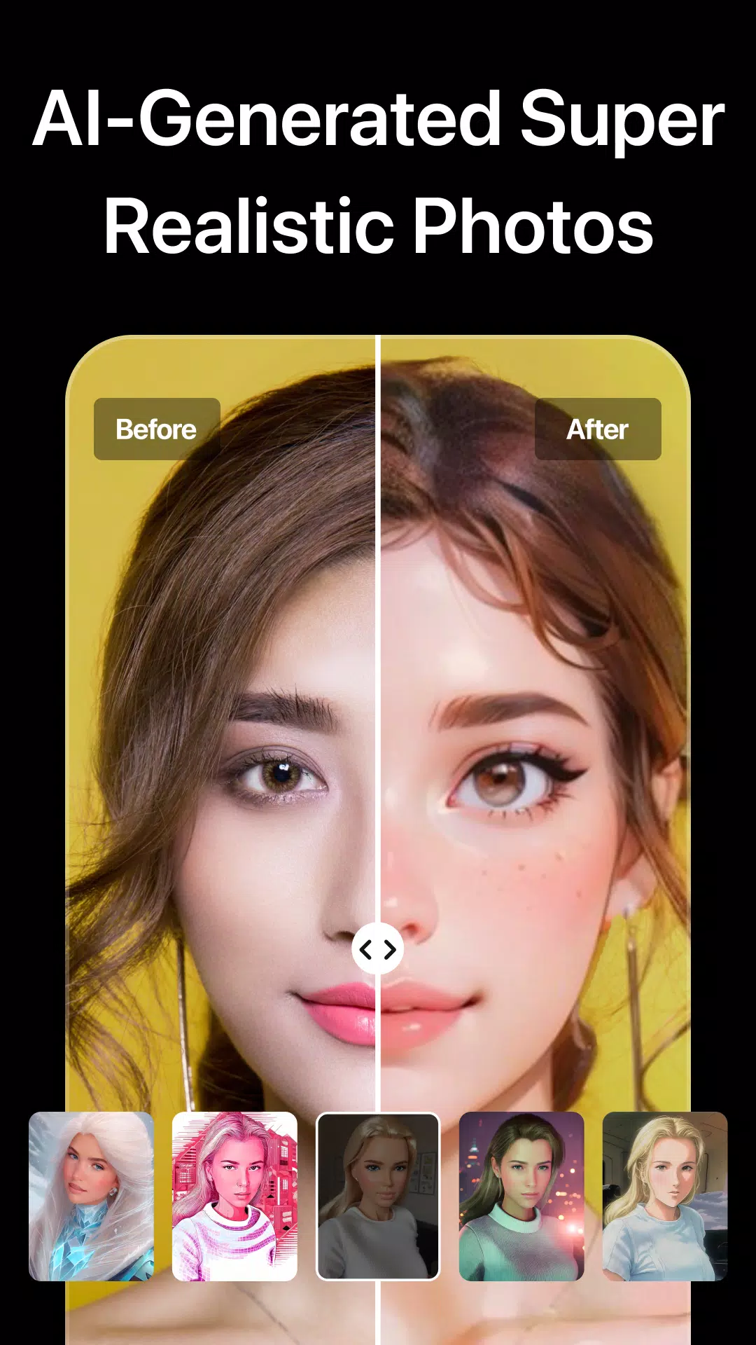 AI Headshot Screenshots