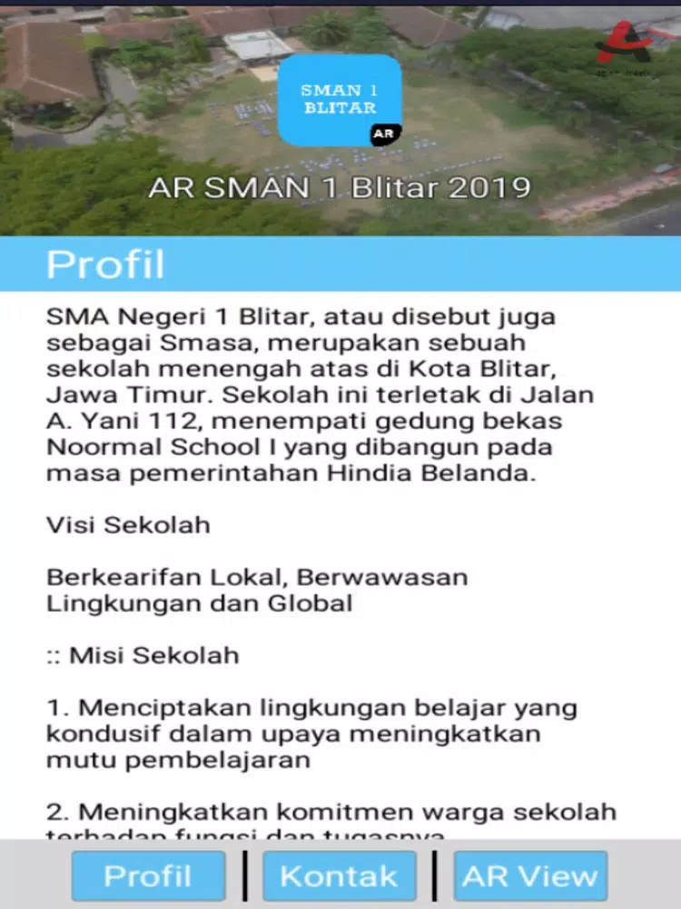 AR SMA 1 BLITAR iPad スクリーンショット