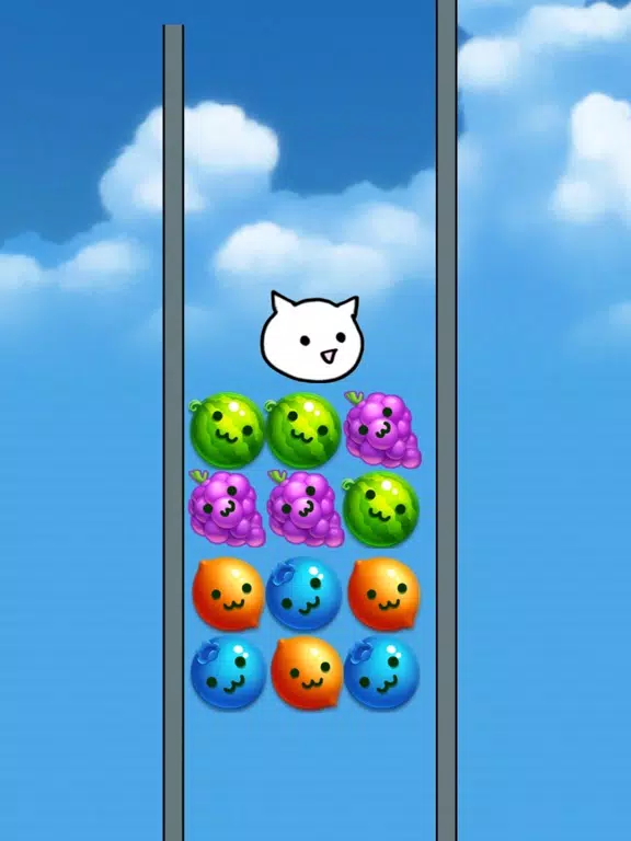 Watermelon merge game iPad Screenshots