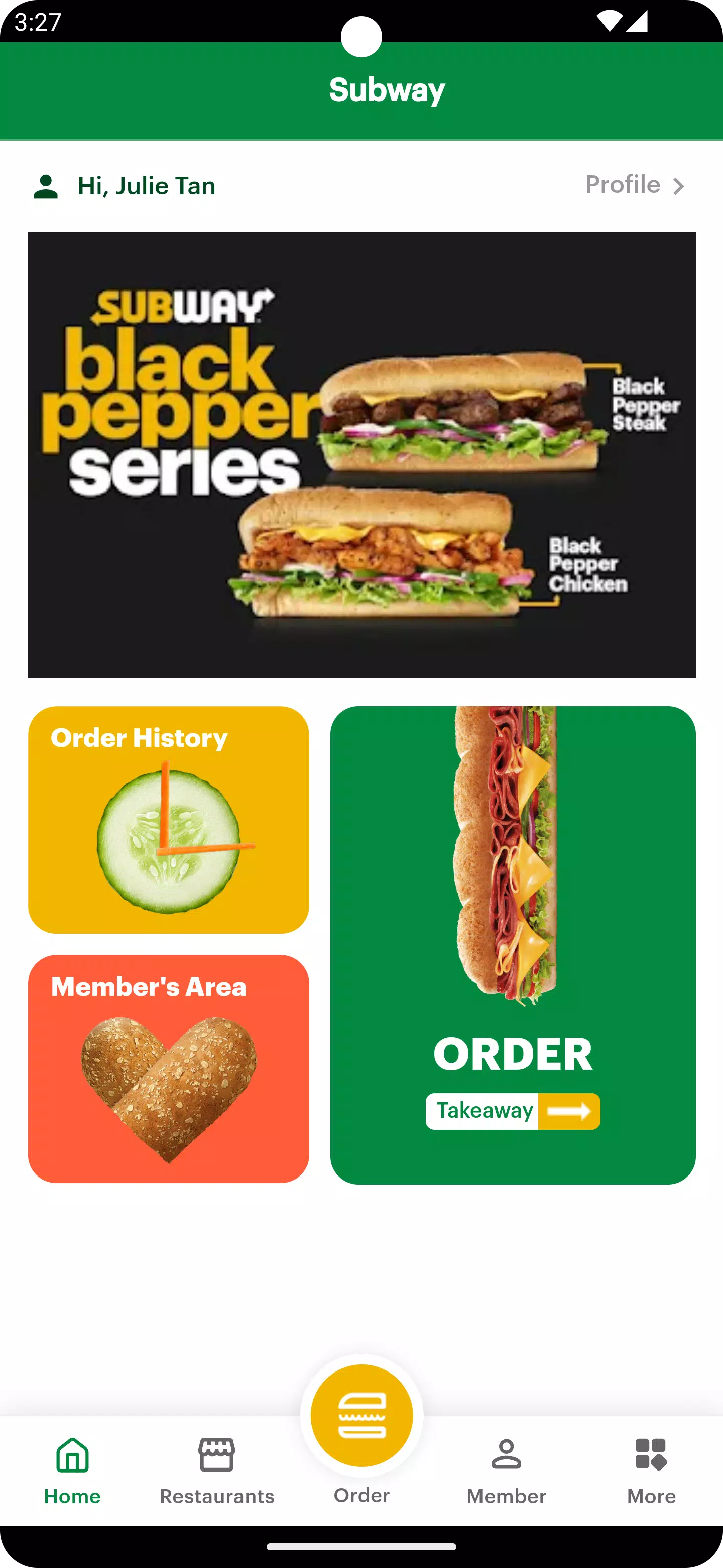 Subway® Singapore スクリーンショット