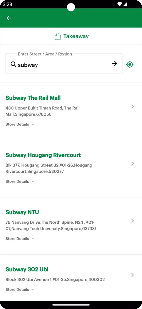 Subway® Singapore Screenshots