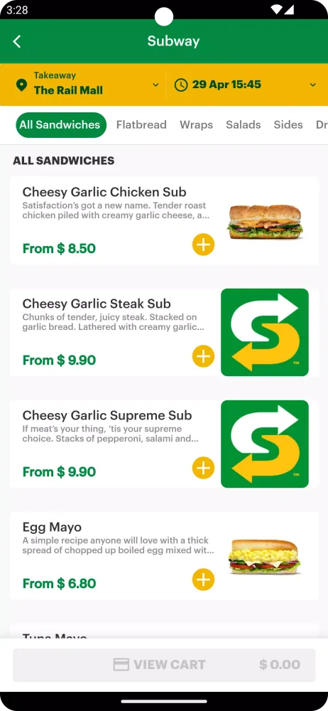 Subway® Singapore Screenshots