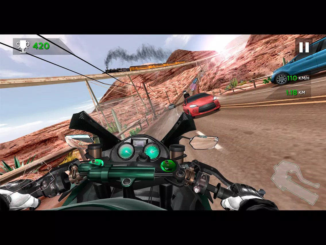 Zrzuty ekranu Moto Rider In Traffic iPad 