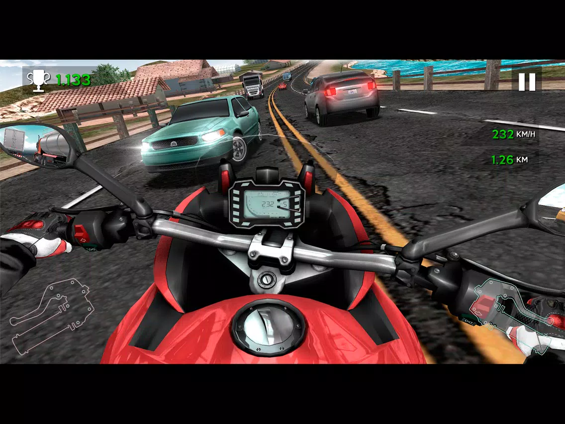 Zrzuty ekranu Moto Rider In Traffic iPad 