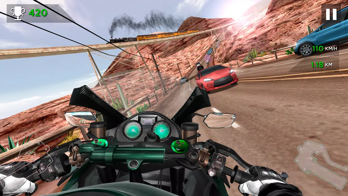 Zrzuty ekranu Moto Rider In Traffic