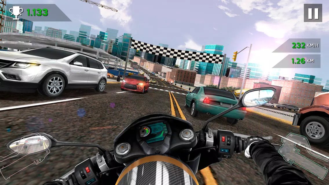 Zrzuty ekranu Moto Rider In Traffic