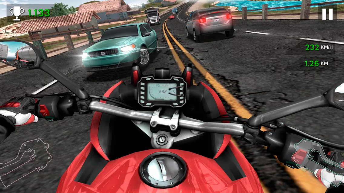 Zrzuty ekranu Moto Rider In Traffic