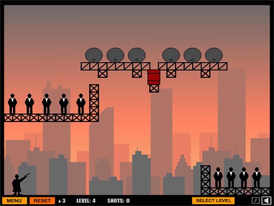 Tangkapan layar Bounce Kill:Bullet Flying iPad 