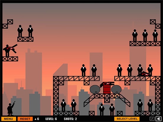 Tangkapan layar Bounce Kill:Bullet Flying iPad 