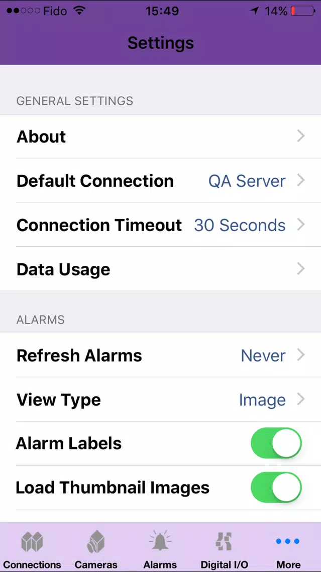 Aimetis Symphony Mobile Screenshots