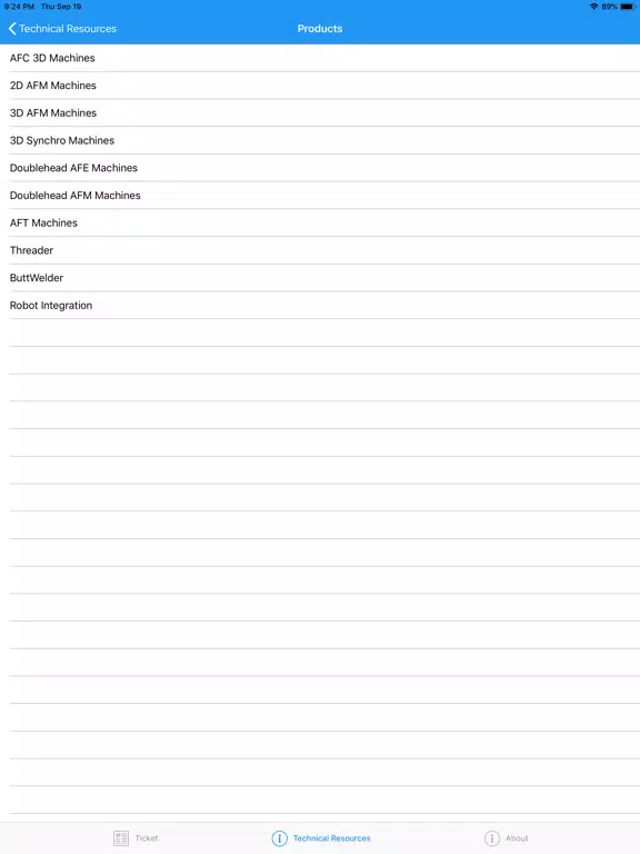 AIM-CNC iPad Screenshots