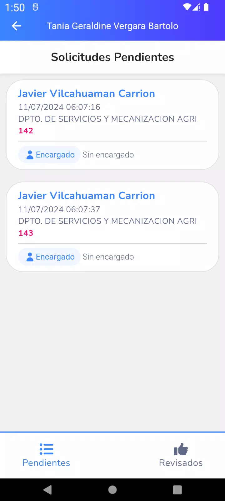 Control de EPPs Screenshots