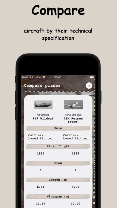 Aircraft Pages Screenshots