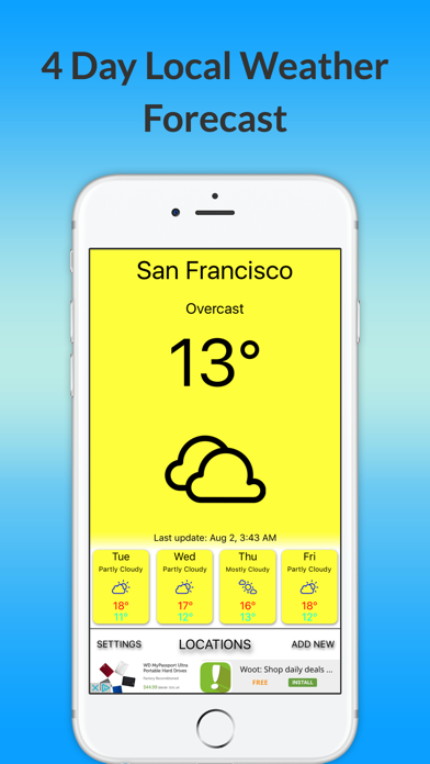 Current Local Forecast-4 days Screenshots