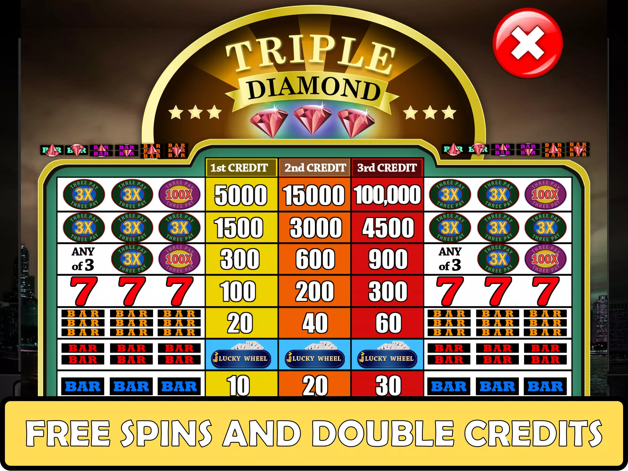 Triple Diamond - Slot Machine Screenshots