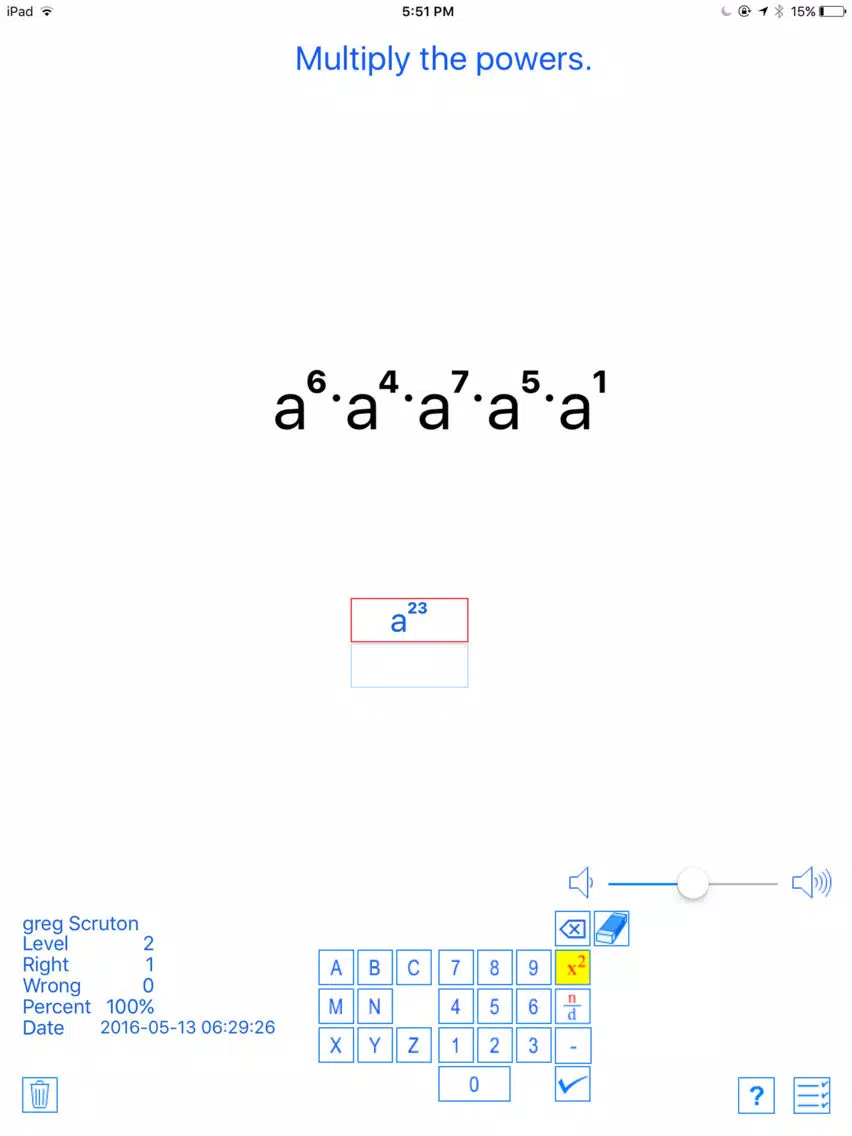 Expönents iPad Screenshots