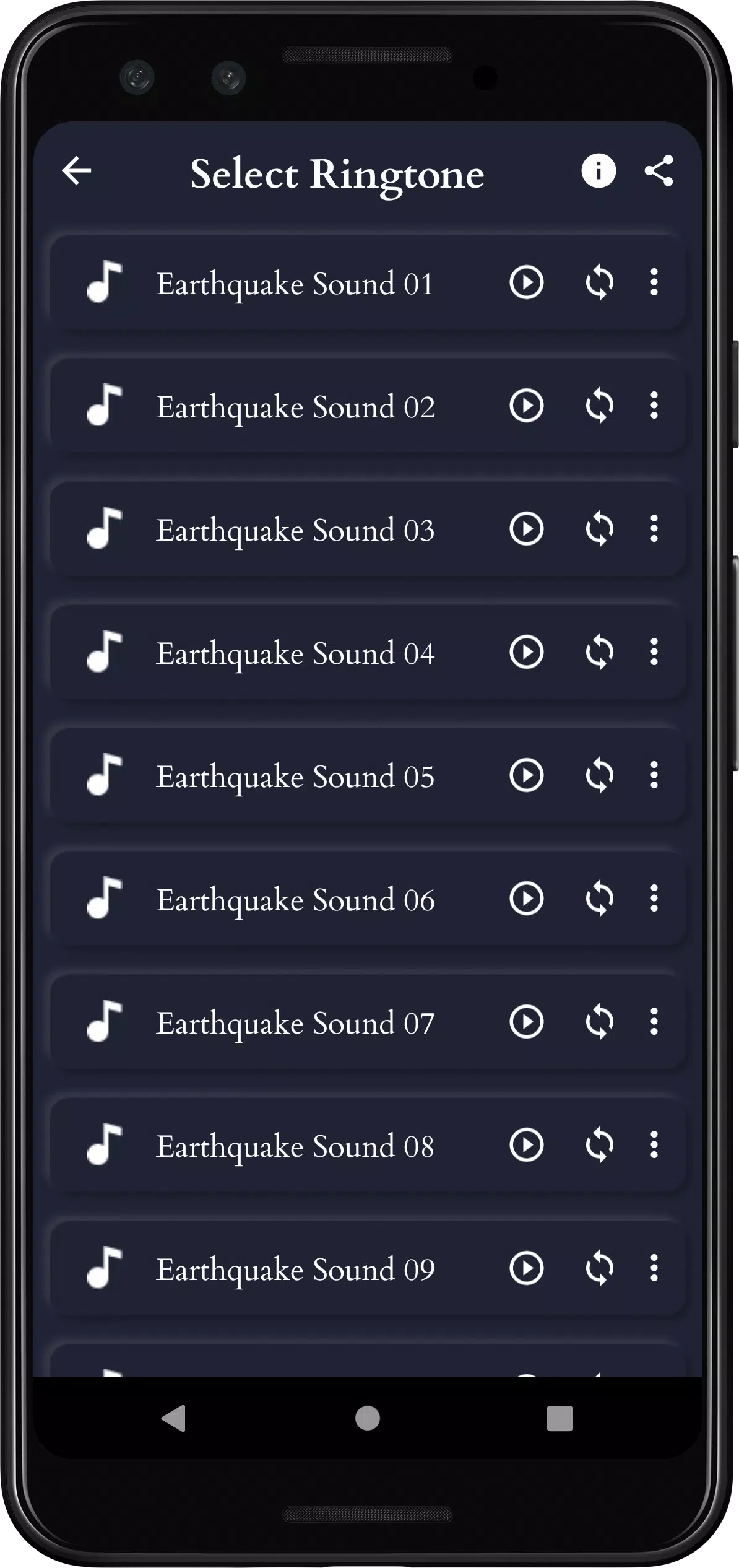 Earthquake Sounds Screenshots