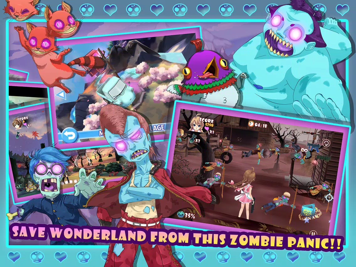 Zombie Panic in Wonderland DX iPad  Screenshots