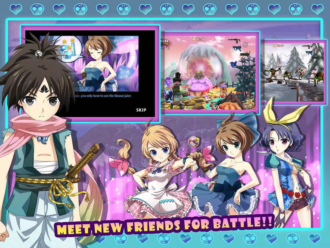 Zombie Panic in Wonderland DX iPad  Screenshots