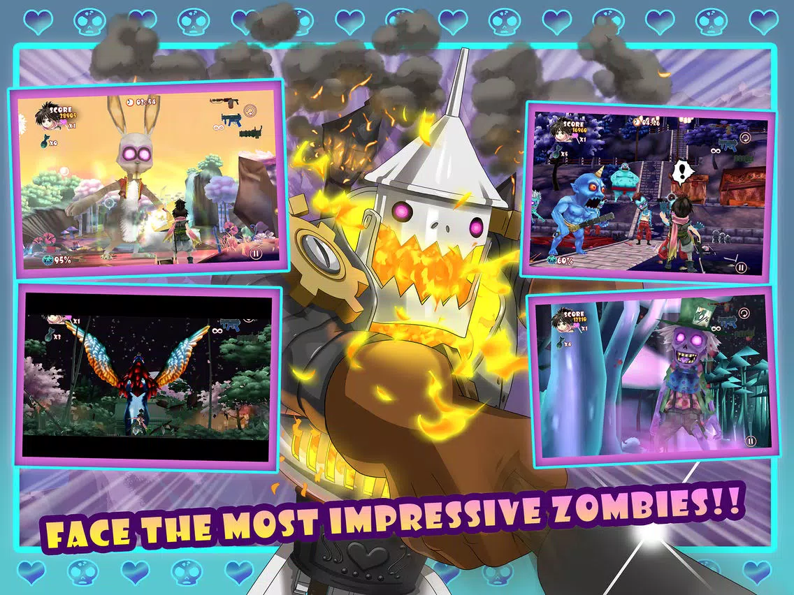 Zombie Panic in Wonderland DX iPad  Screenshots