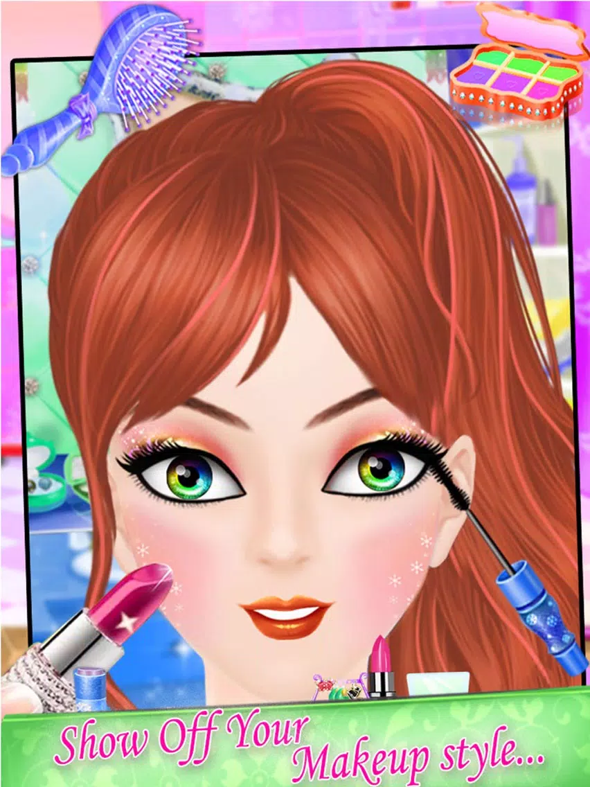 Celebrity Makeup Salon - makeup, dress Up, spa - Girls beauty queen's Salon Games iPad Screenshots