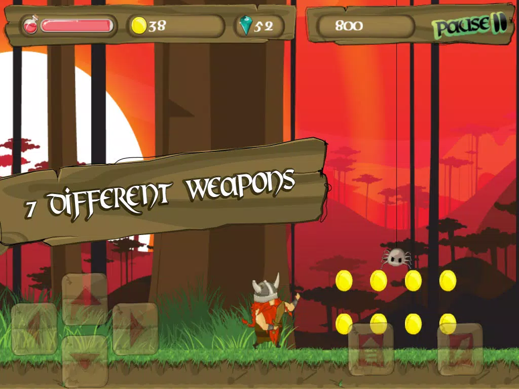 Viking: The Adventure - The best fun free platformer game! iPad Screenshots