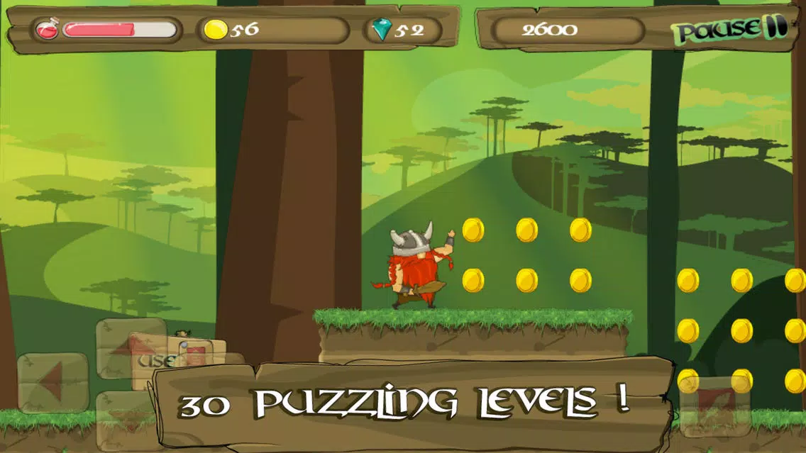 Viking: The Adventure - The best fun free platformer game! Screenshots