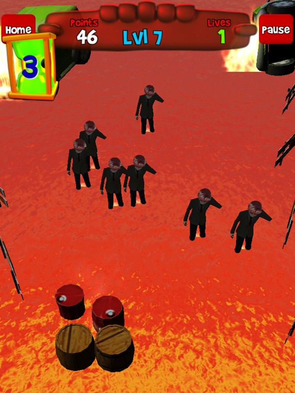 The ground becomes lava, suddenly iPad Screenshots