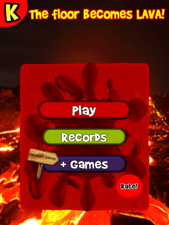 The ground becomes lava, suddenly iPad Screenshots
