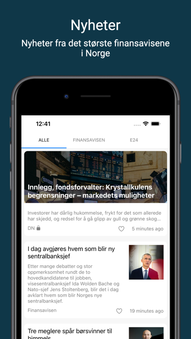 AksjeGuru Nyheter børs finans Screenshots