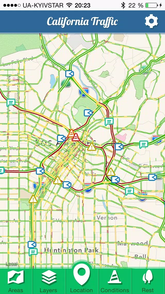 California Traffic - monitoring California roads and highways Screenshots
