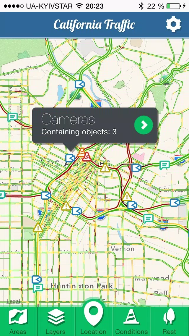 California Traffic - monitoring California roads and highways Screenshots