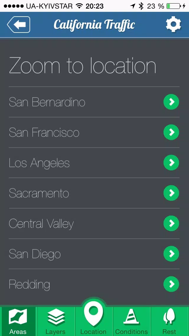 California Traffic - monitoring California roads and highways Screenshots