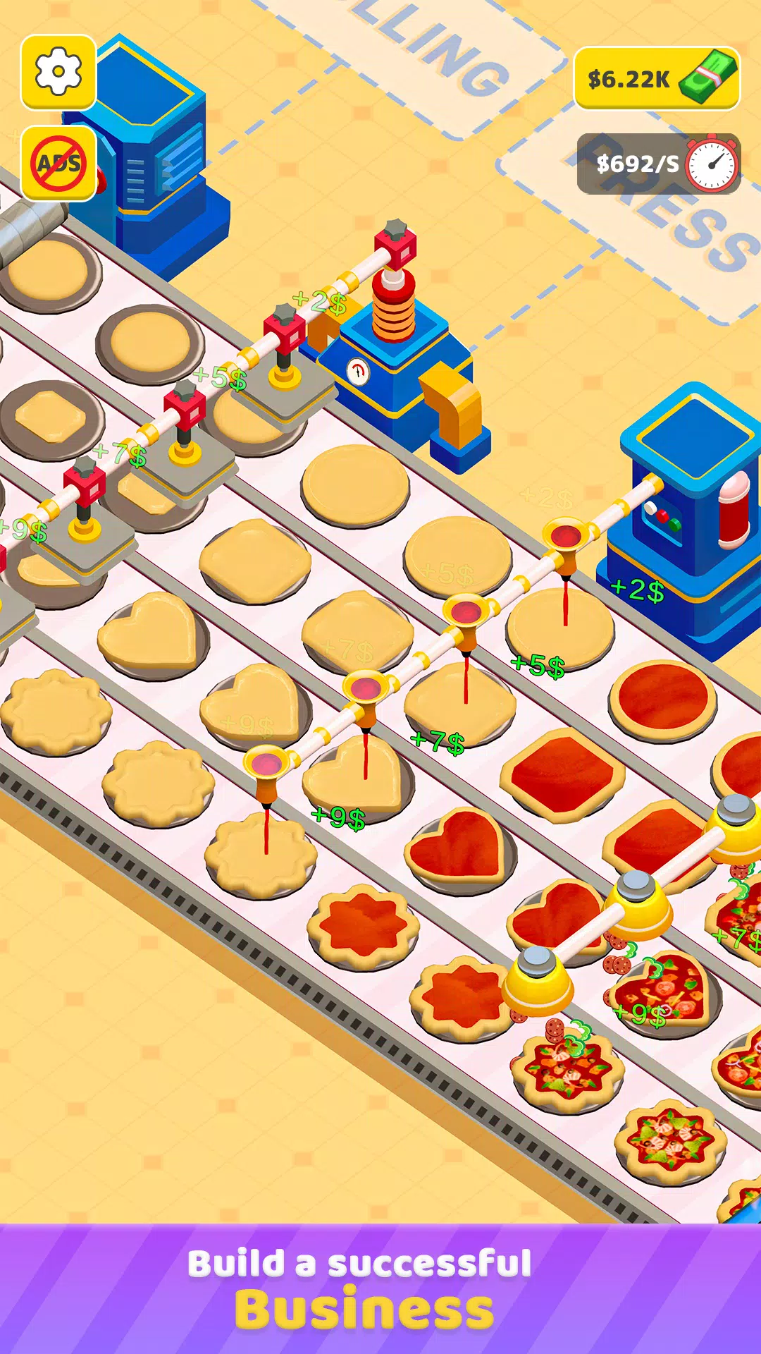 Idle Pizza Production Tycoon Screenshots
