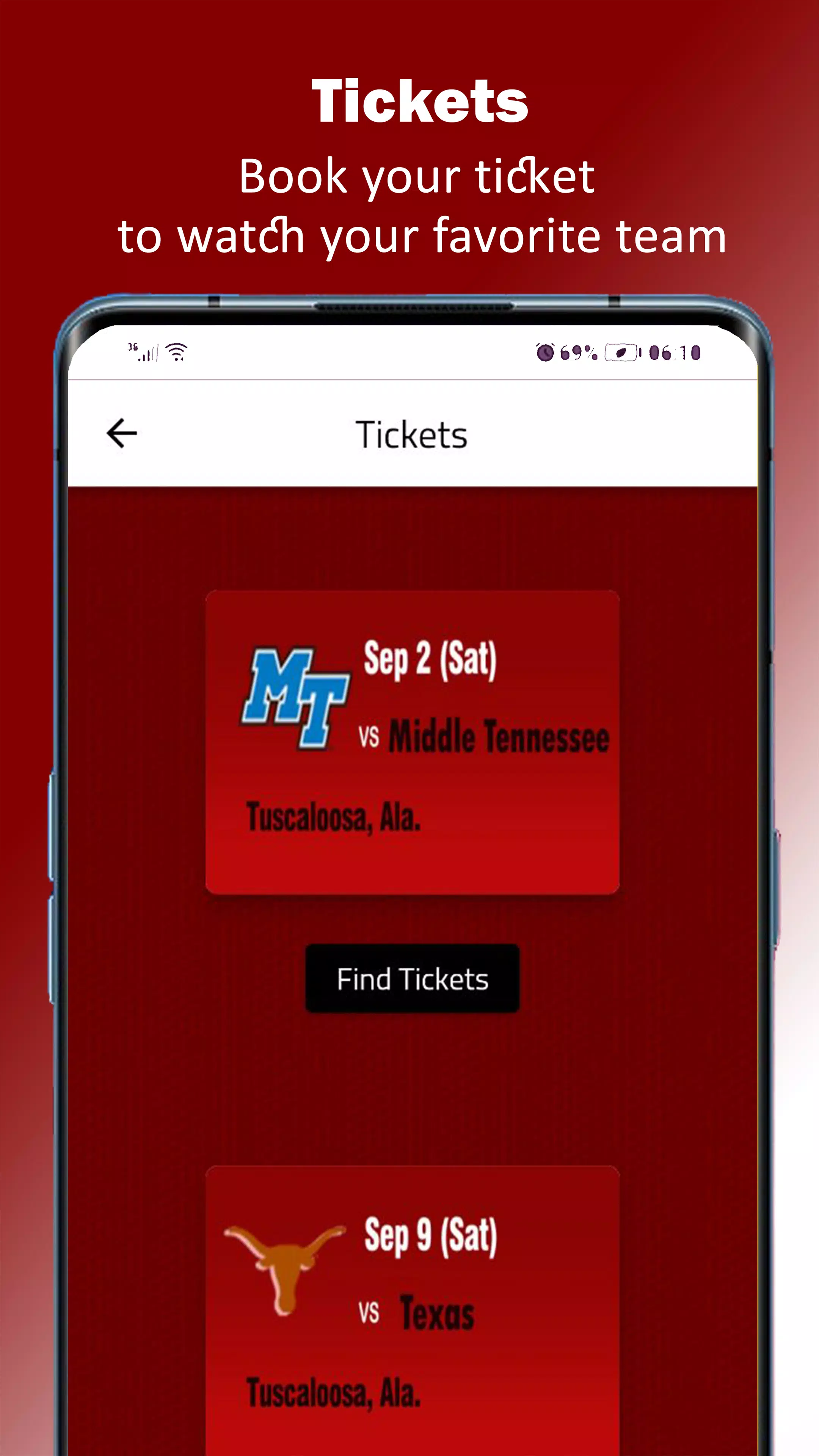 Alabama Football應用截圖