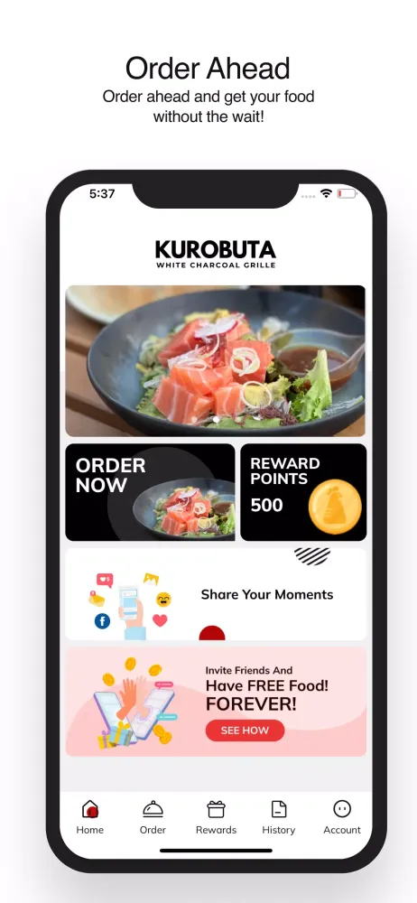 Kurobuta White Charcoal Grille Screenshots
