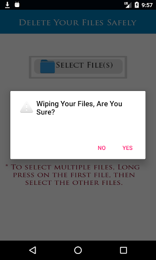 Safe Delete Screenshots