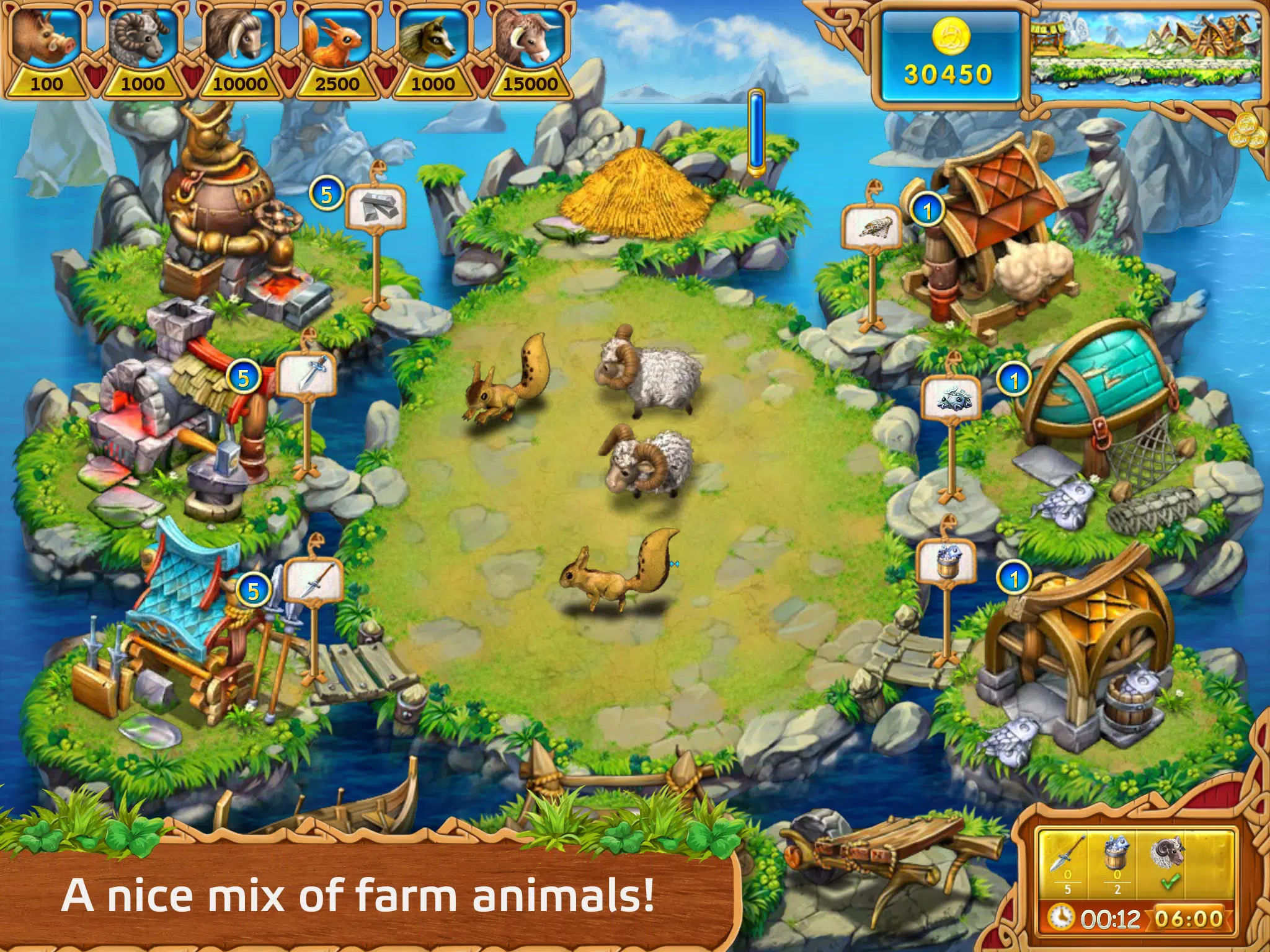 Farm Frenzy 3. Viking Heroes Screenshots
